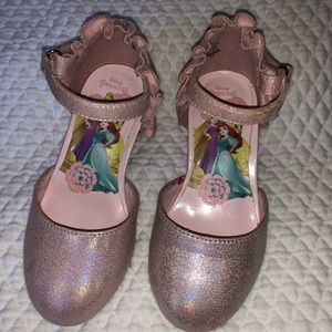 Disney princess pink pearl heels size 7